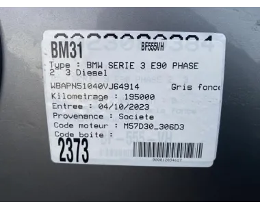 Interrupteur de leve vitre avant gauche BMW SERIE 3 E90 PHASE 2 Diesel