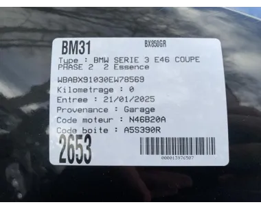Capteur ABS avant gauche BMW SERIE 3 E46 COUPE PHASE 2 Essence