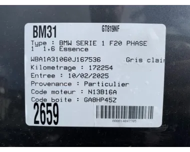 Platine feu arriere gauche BMW SERIE 1 F20 PHASE 1 Essence