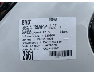 Contacteur tournant BMW SERIE 3 E91 TOURING PHASE 2 BREAK Diesel 2