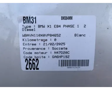Glace retroviseur gauche BMW X1 E84 PHASE 1 Diesel