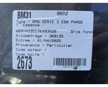 Optique avant principal gauche (feux)(phare) BMW SERIE 3 E90 PHASE 1 Essence