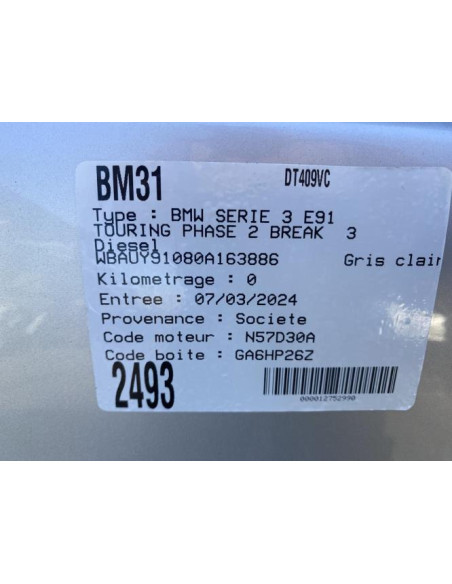 Face avant BMW SERIE 3 E91 TOURING PHASE 2 BREAK Diesel