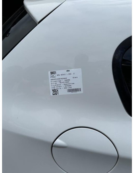 Plage arriere BMW SERIE 1 E81 Diesel