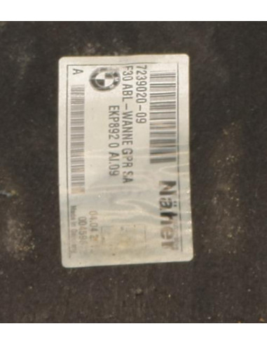 Tapis de coffre BMW SERIE 3 F30/F80 PHASE 1 