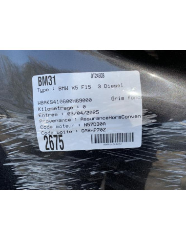 Ecran GPS BMW X5 F15 Diesel