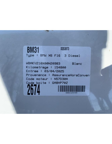Autoradio BMW X6 F16 Diesel