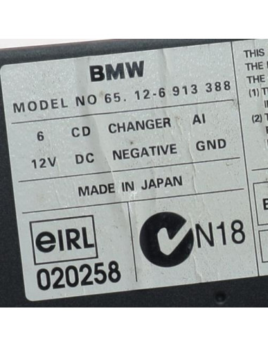 Chargeur CD BMW SERIE 3 E46 PHASE 1 Diesel