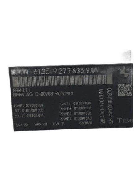 Calculateur BMW X3 F25 PHASE 1 Diesel