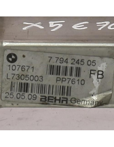 Radiateur EGR BMW X5 E70 PHASE 1 Diesel