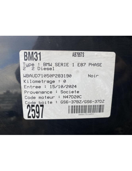Bras essuie glace avant gauche BMW SERIE 1 E87 PHASE 2 Diesel