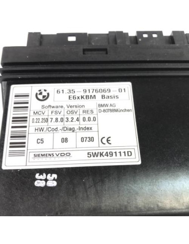 Calculateur BMW SERIE 5 E60 PHASE 2 Diesel