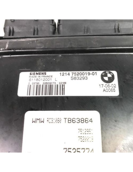 Calculateur moteur MINI MINI 1 R50/R53 PHASE 1 Essence