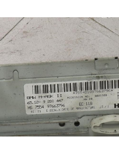 Autoradio d'origine BMW SERIE 1 E87 PHASE 2 Diesel