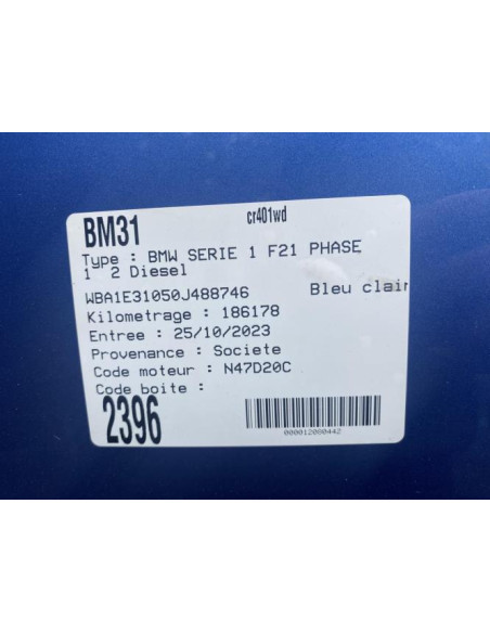 Antenne BMW SERIE 1 F21 PHASE 1 Diesel