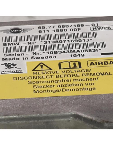 Boitier air bag MINI MINI 2 R60 COUNTRYMAN BREAK Diesel