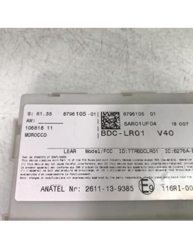 Porte fusible BMW X1 F48 PHASE 1 