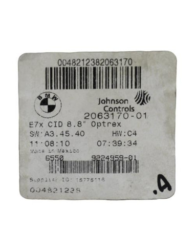 Ecran GPS BMW X5 E70 PHASE 2 Diesel
