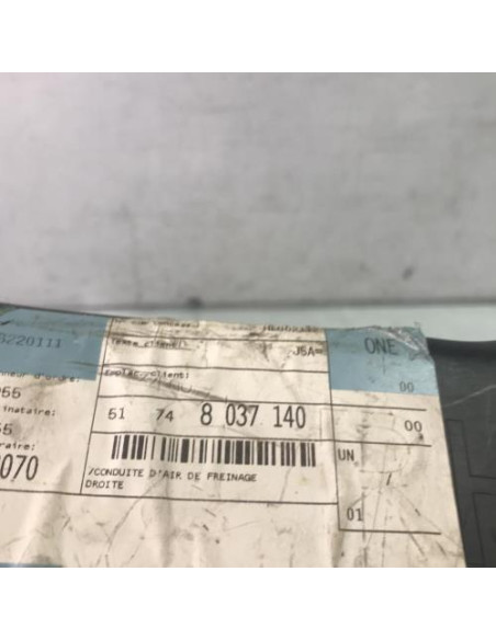 Conduite d'air BMW X5 E70 PHASE 1 