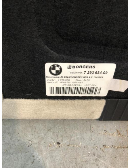 Moquette BMW SERIE 3 F31 TOURING PHASE 1 BREAK Diesel