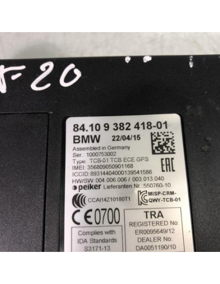 Calculateur BMW SERIE 1 F20 PHASE 2 Essence