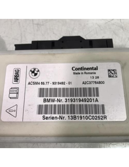 Boitier air bag BMW SERIE 5 F07 GRAN TURISMO PHASE 2 Essence