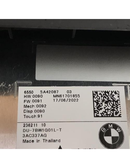 Ecran GPS BMW X3 G01 