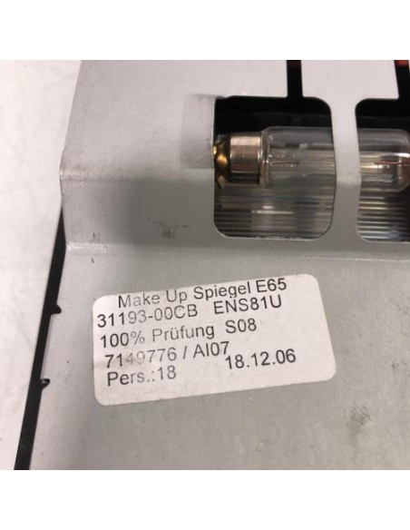Garniture de pavillon BMW SERIE 7 E65 PHASE 2 Diesel
