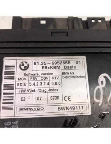 Calculateur BMW SERIE 5 E60 PHASE 1 