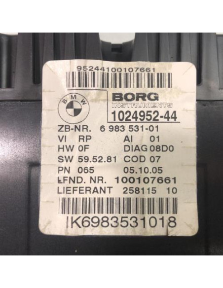 Compteur BMW SERIE 1 E87 PHASE 1 Diesel
