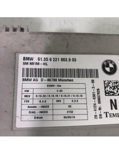 Calculateur BMW X6 E71 PHASE 1 Diesel