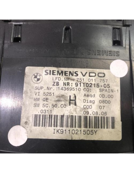 Compteur BMW SERIE 3 E91 TOURING PHASE 1 BREAK Diesel