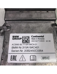 Boitier air bag BMW SERIE 5 F90 PHASE 2 Essence 2