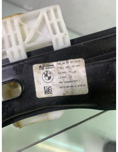 Leve vitre electrique arriere droit BMW SERIE 3 F31 TOURING PHASE 1 BREAK Diesel