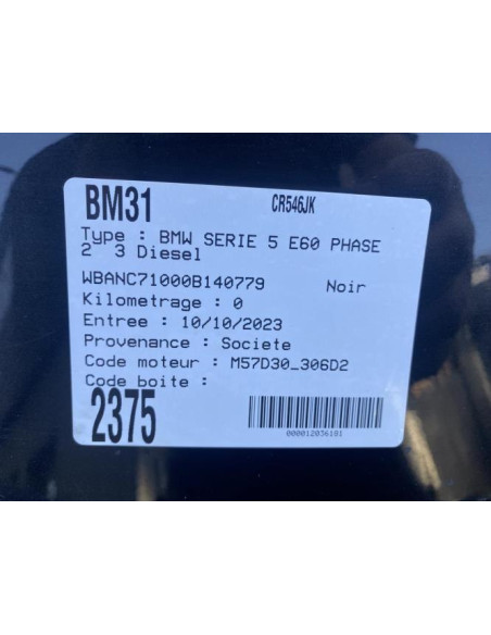 Support radiateur BMW SERIE 5 E60 PHASE 2 Diesel