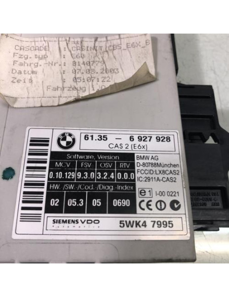 Calculateur BMW SERIE 5 E60 PHASE 2 Diesel