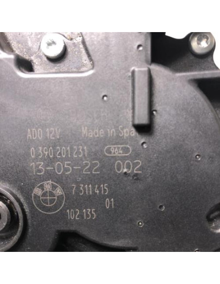 Moteur essuie glace arriere BMW SERIE 3 F31 TOURING PHASE 1 BREAK Diesel