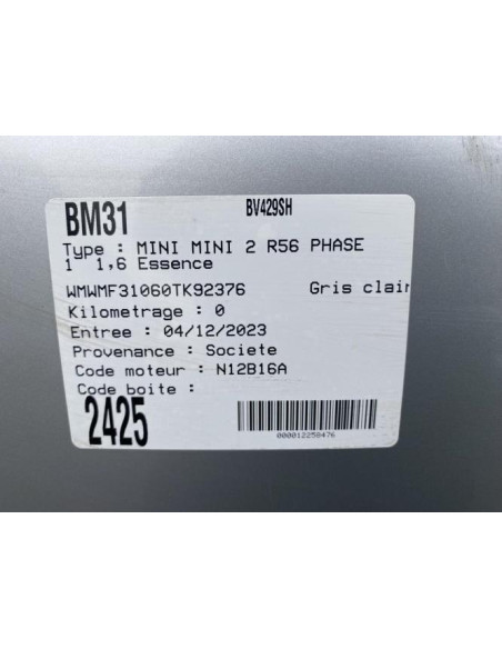 Support de boite MINI MINI 2 R56 PHASE 1 Essence
