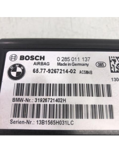 Boitier air bag BMW SERIE 3 F31 TOURING PHASE 1 BREAK Diesel 2