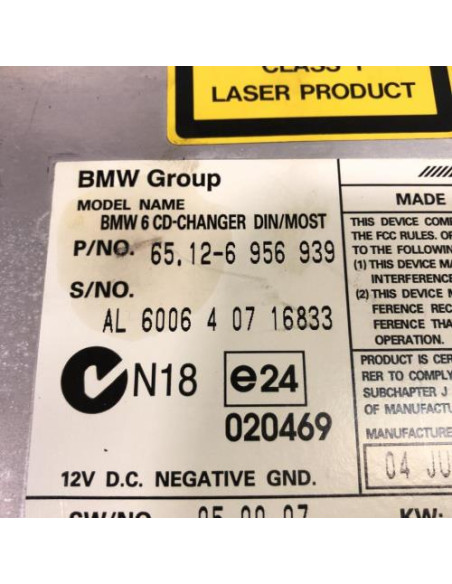 Chargeur CD BMW SERIE 5 E60 PHASE 2 Diesel