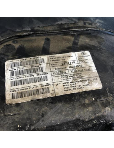 Reservoir essence BMW X5 G05 