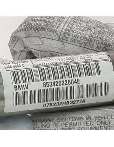 Air bag rideau droit BMW X3 E83 PHASE 2 Diesel