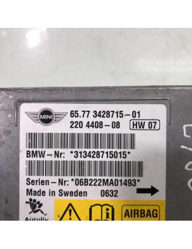Boitier air bag MINI MINI 2 R56 PHASE 1 Essence