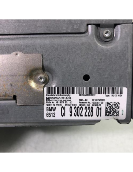 Autoradio d'origine BMW SERIE 1 F21 PHASE 1 Diesel