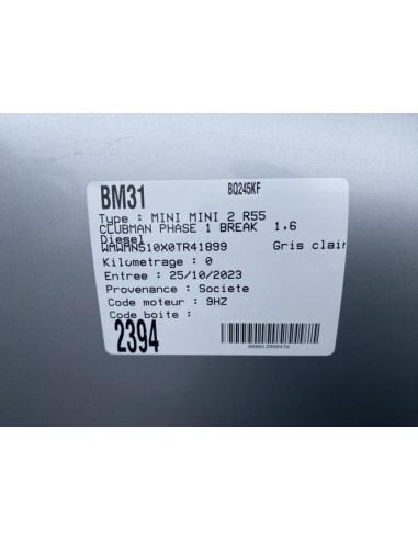 Compresseur clim MINI MINI 2 R55 CLUBMAN PHASE 1 BREAK Diesel
