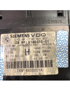 Compteur BMW SERIE 3 E91 TOURING PHASE 1 BREAK Diesel 2