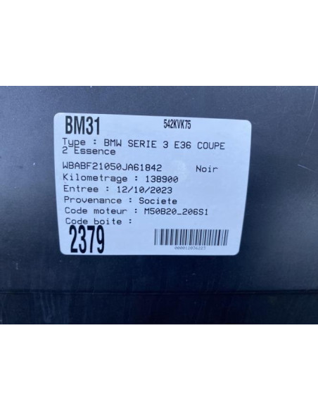Avertisseur/Klaxon BMW SERIE 3 E36 COUPE Essence
