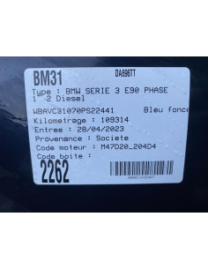 Vitre arriere gauche BMW SERIE 3 E90 PHASE 1 Diesel 2