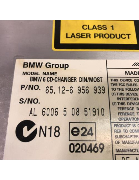 Chargeur CD BMW SERIE 5 E60 PHASE 1 