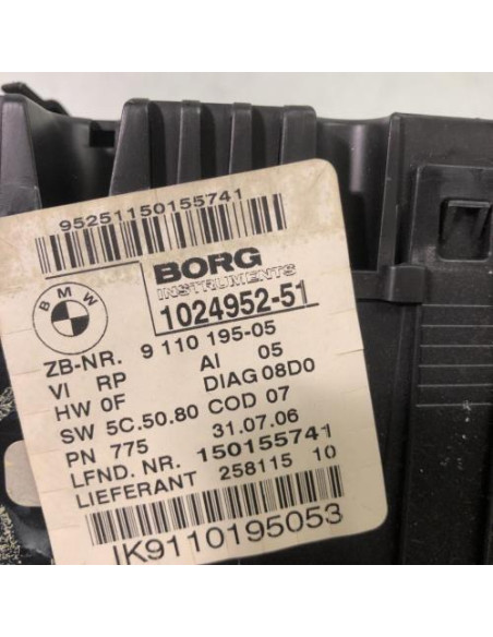 Compteur BMW SERIE 1 E87 PHASE 1 Diesel